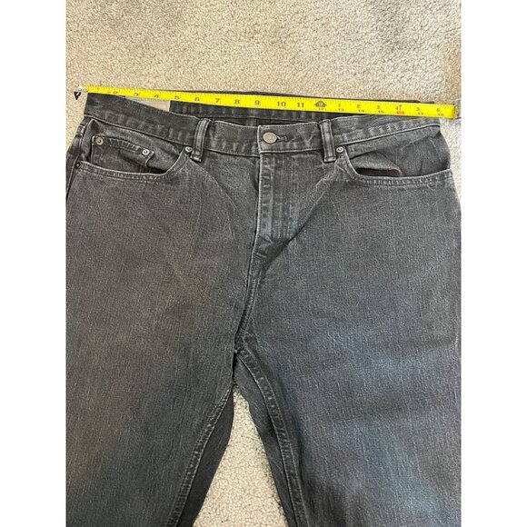Vtg Banana Republic Mens Straight-Fit Black Denim Jeans Size 35x32 - Picture 3 of 13
